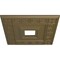 Ekena Millwork Eris Ceiling Medallion (Canopies up to 9 7/8"), 18"W x 18"H x 3 1/2"ID x 1 1/8"P, Mississippi Mud CM18ERMMF - alternate 4